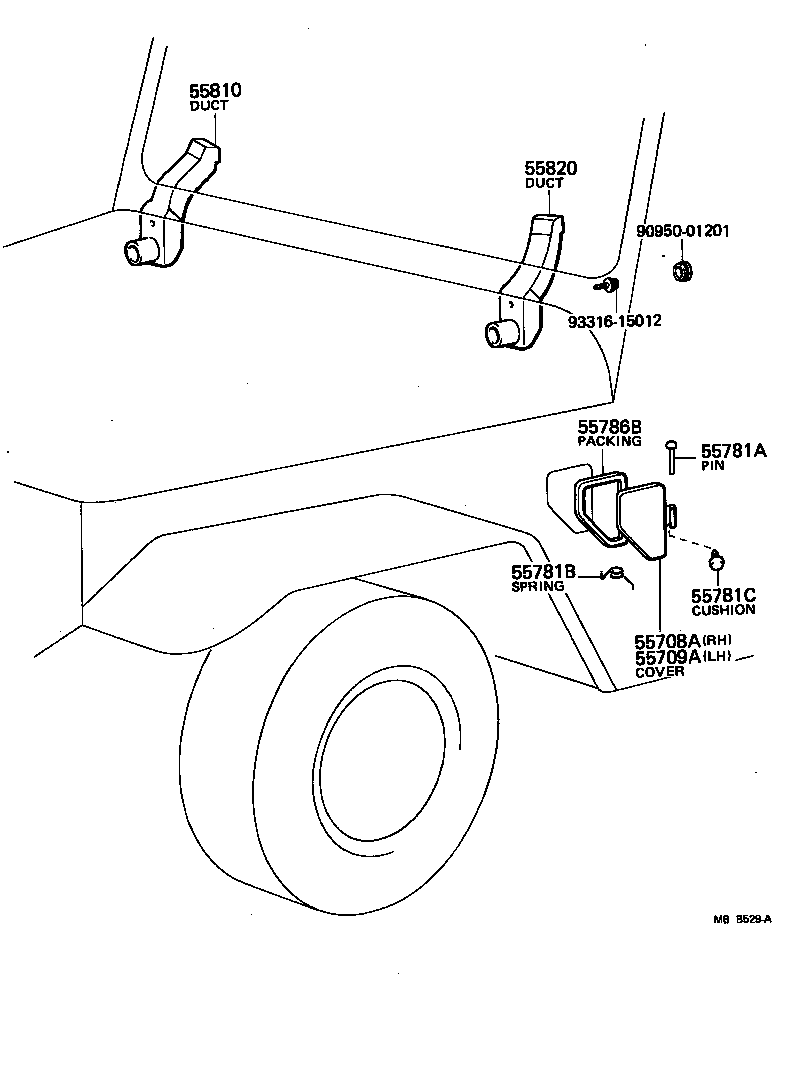  LAND CRUISER S T H T |  FRONT VENTILATOR