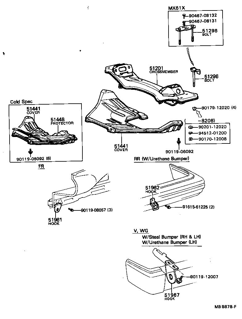  MARK 2 |  SUSPENSION CROSSMEMBER UNDER COVER