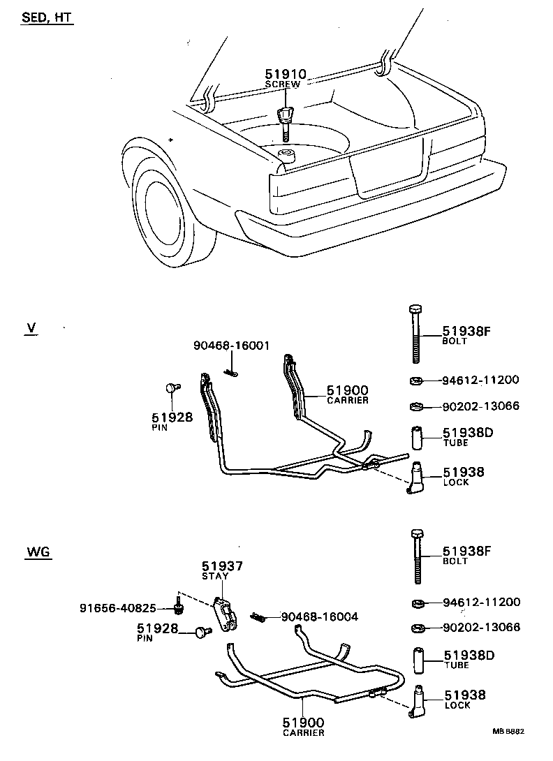  MARK 2 |  SPARE WHEEL CARRIER