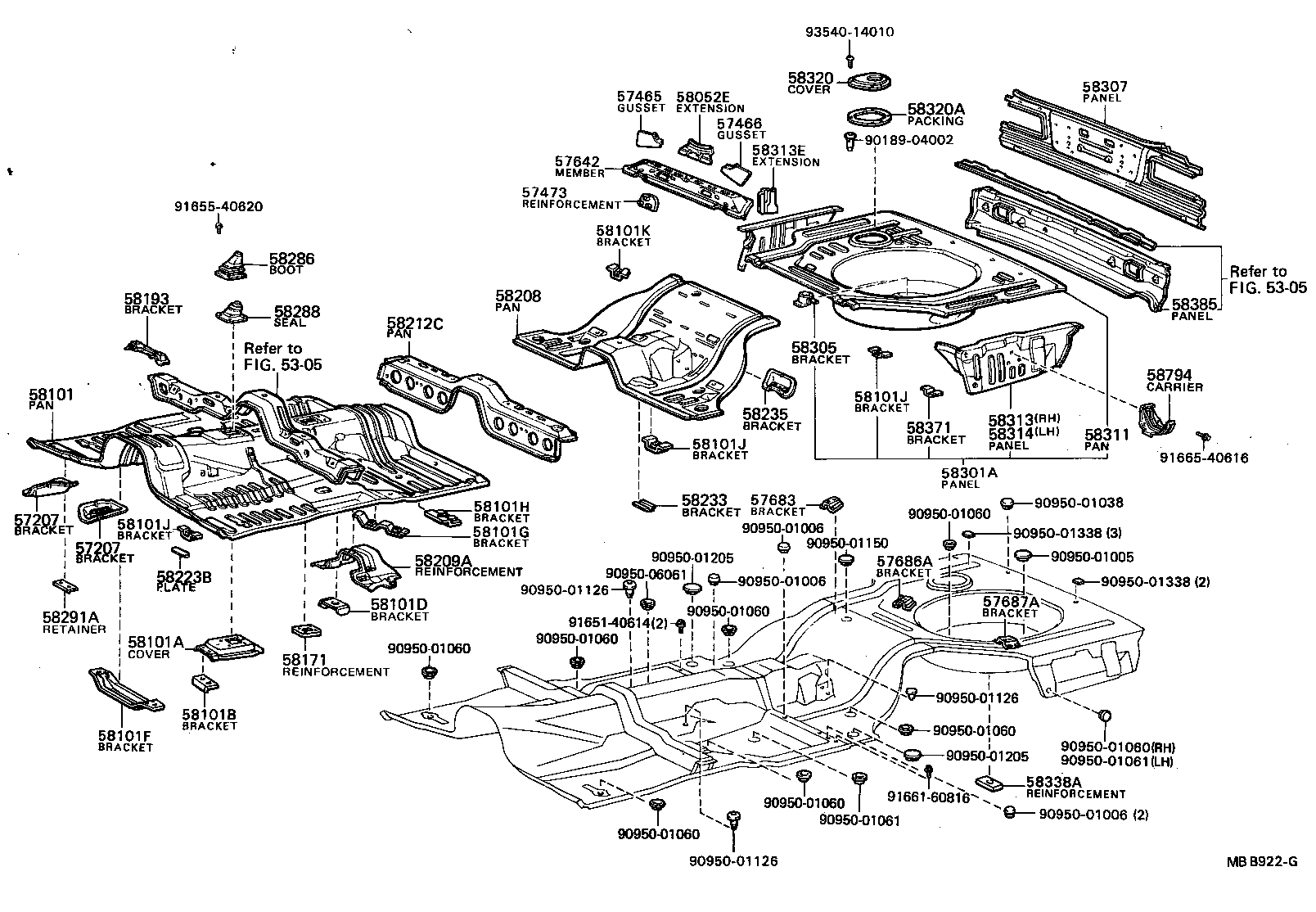  MARK 2 |  FLOOR PAN LOWER BACK PANEL