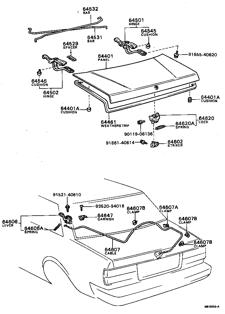  MARK 2 |  LUGGAGE COMPARTMENT DOOR LOCK