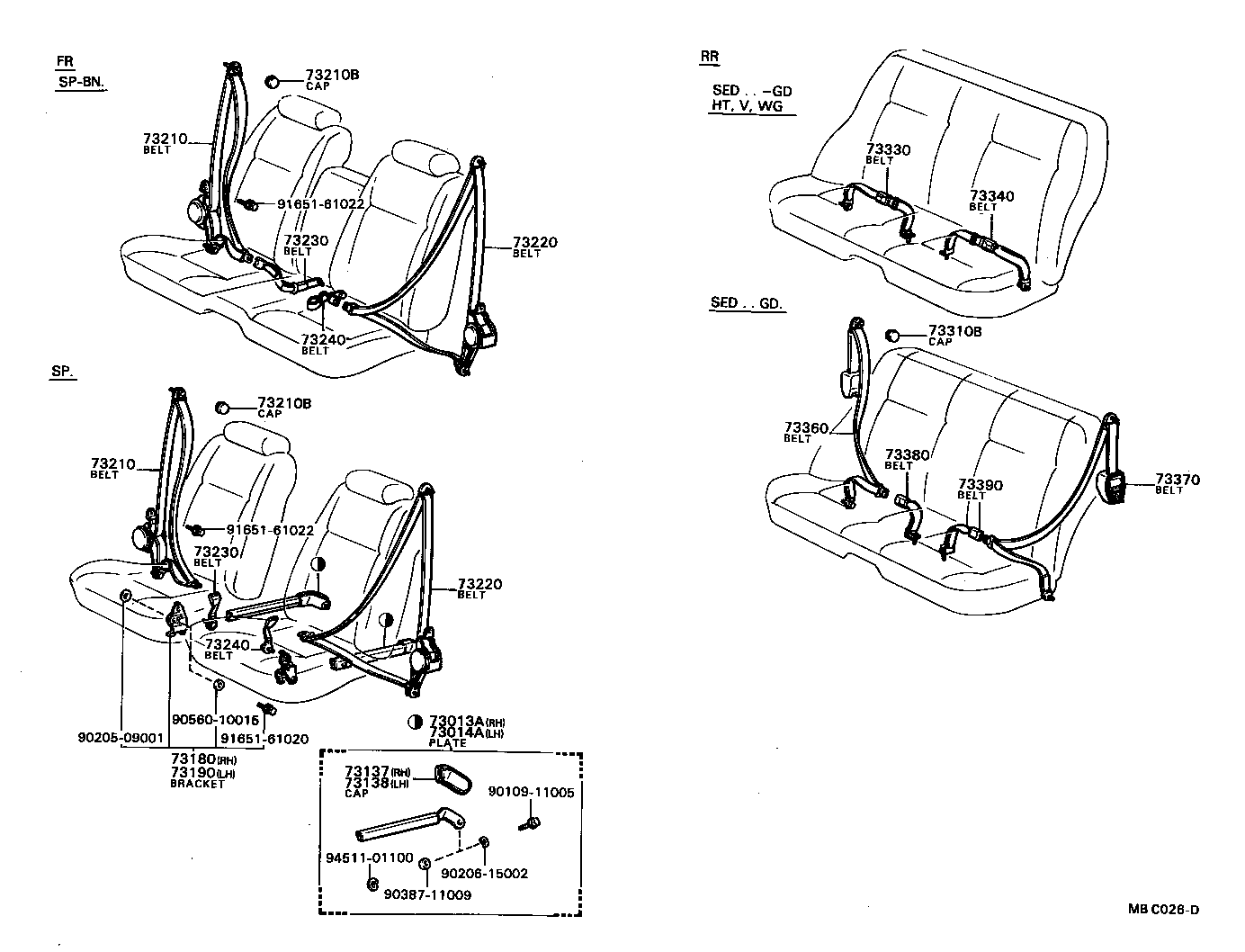  MARK 2 |  SEAT BELT CHILD RESTRAINT SEAT