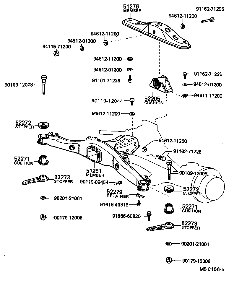  MARK 2 |  SUSPENSION CROSSMEMBER UNDER COVER