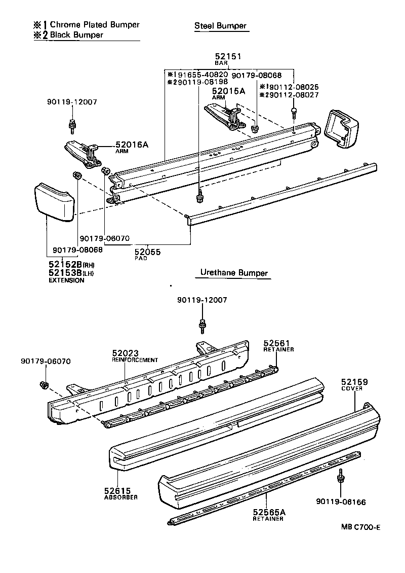  SPRINTER |  REAR BUMPER BUMPER STAY