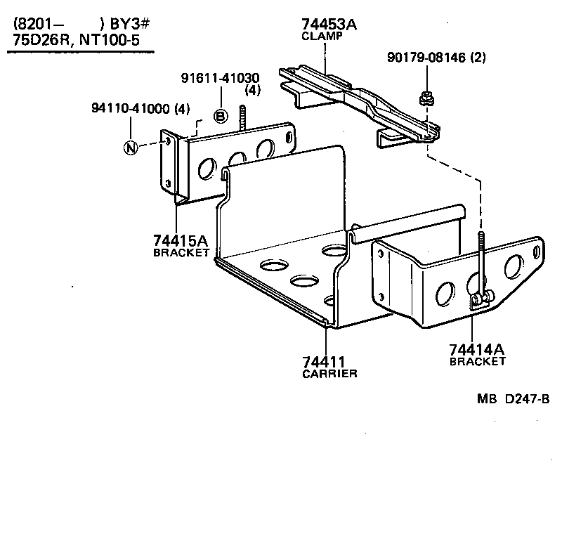 TOYOACE |  BATTERY CARRIER