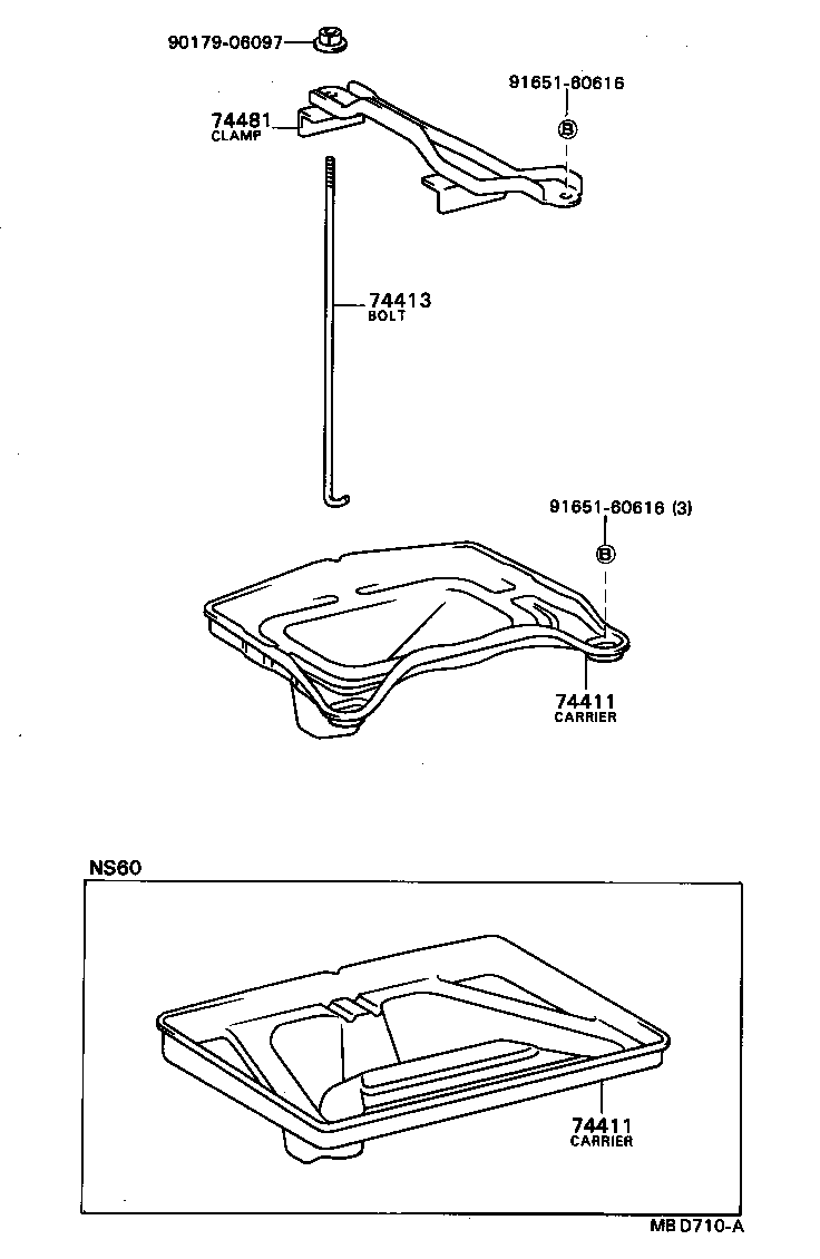  SPRINTER CARIB |  BATTERY CARRIER