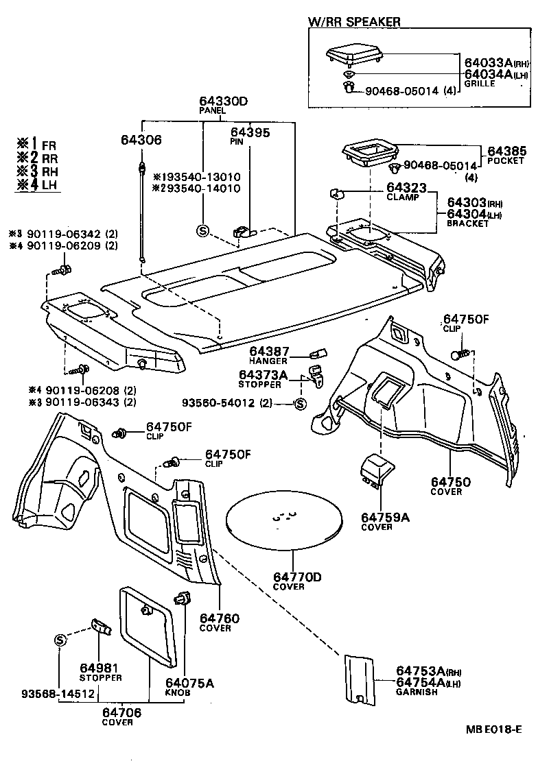  SPRINTER CARIB |  DECK BOARD DECK TRIM COVER