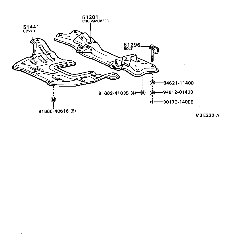  CENTURY |  SUSPENSION CROSSMEMBER UNDER COVER