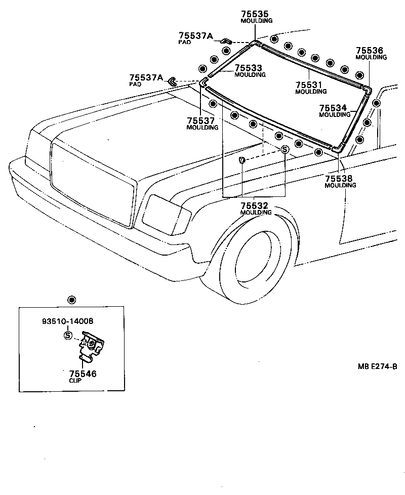 CENTURY |  FRONT MOULDING