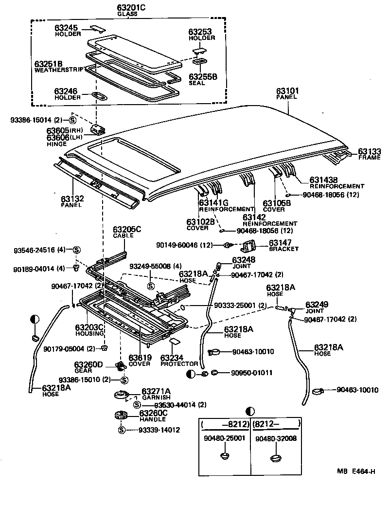  LITE TOWNACE TRUCK |  ROOF PANEL BACK PANEL