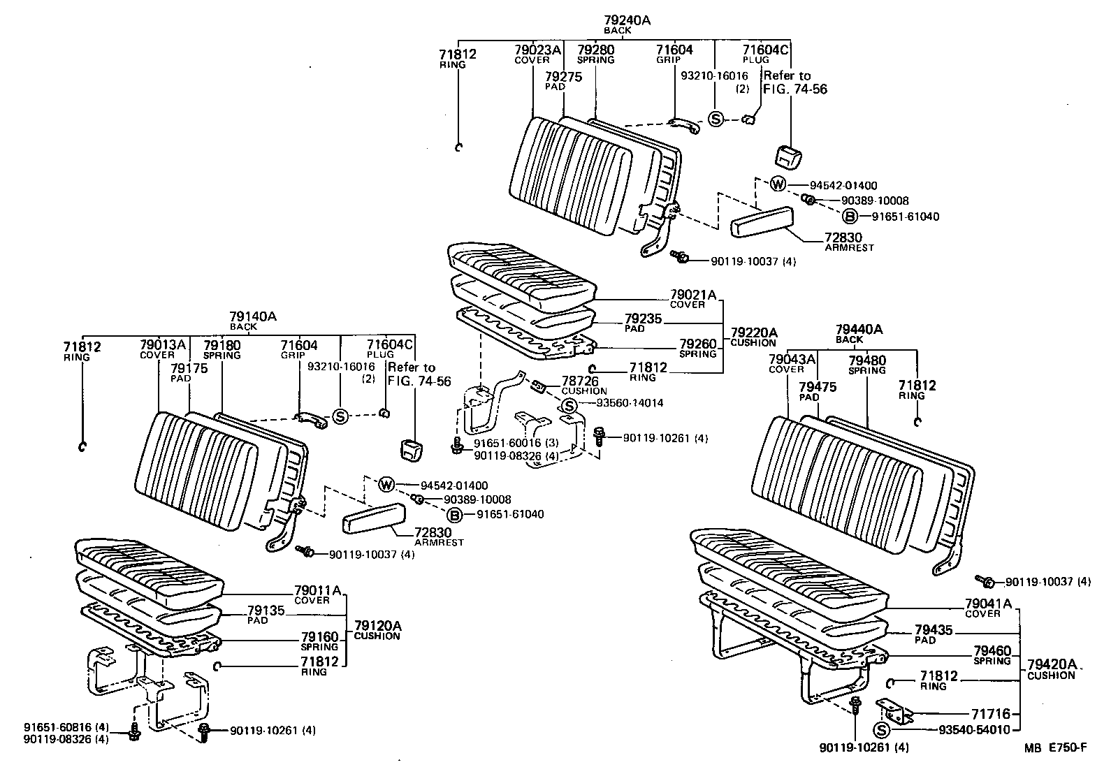  HIACE VAN WAGON |  SEAT SEAT TRACK