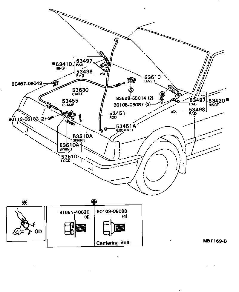  SPRINTER |  HOOD LOCK HINGE