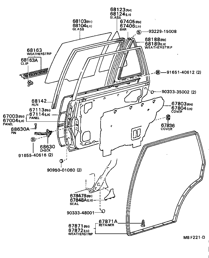  SPRINTER |  REAR DOOR PANEL GLASS