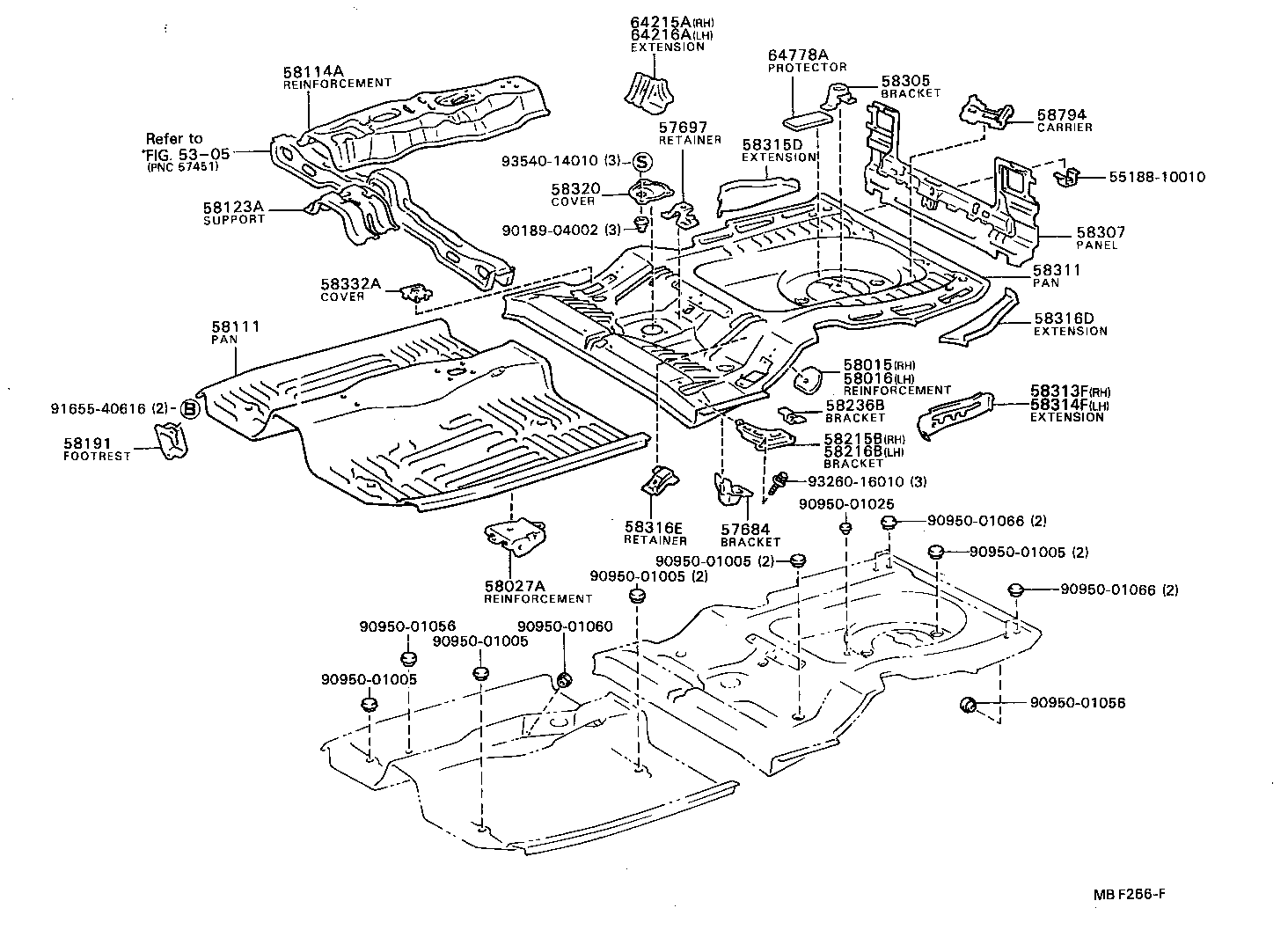  SPRINTER |  FLOOR PAN LOWER BACK PANEL
