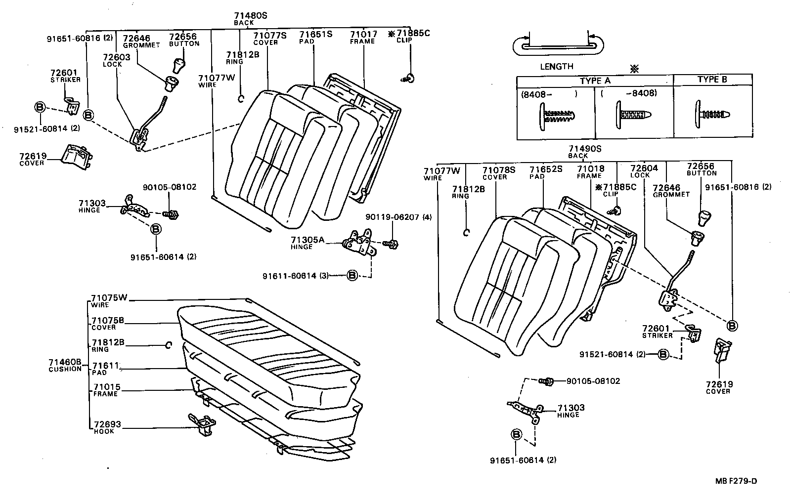  SPRINTER |  REAR SEAT SEAT TRACK