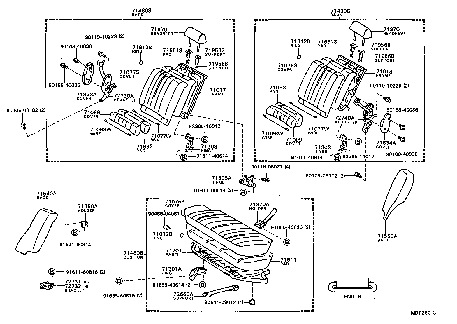  SPRINTER |  REAR SEAT SEAT TRACK