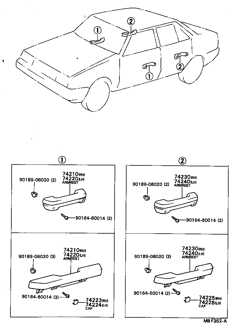  SPRINTER |  ARMREST VISOR