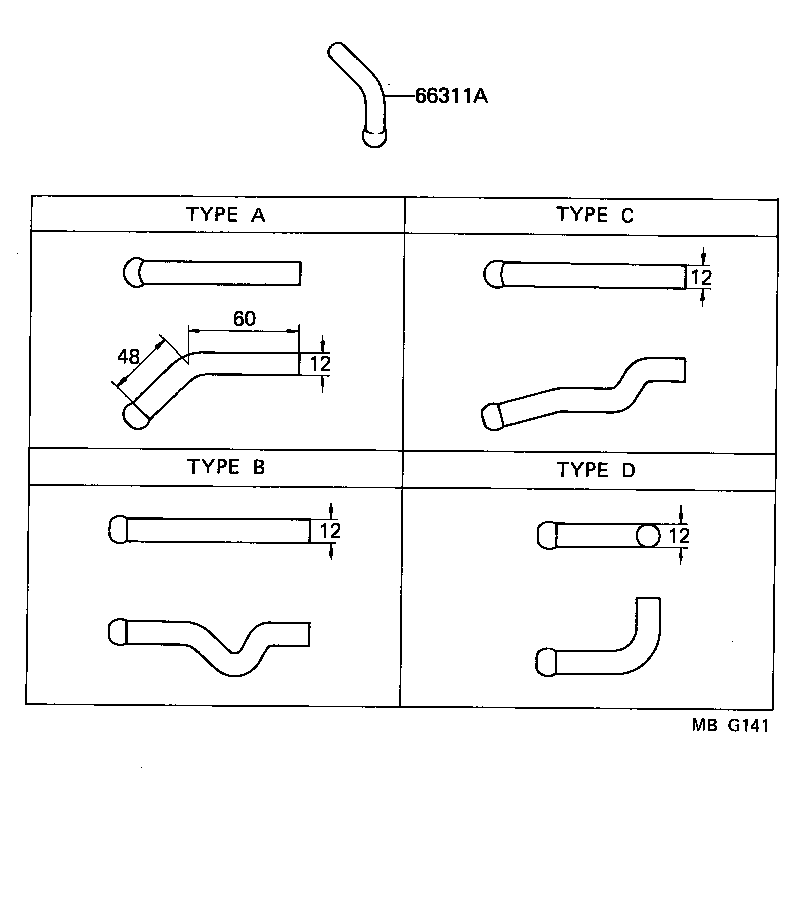  TOYOACE |  REAR BODY FLOOR FENDER