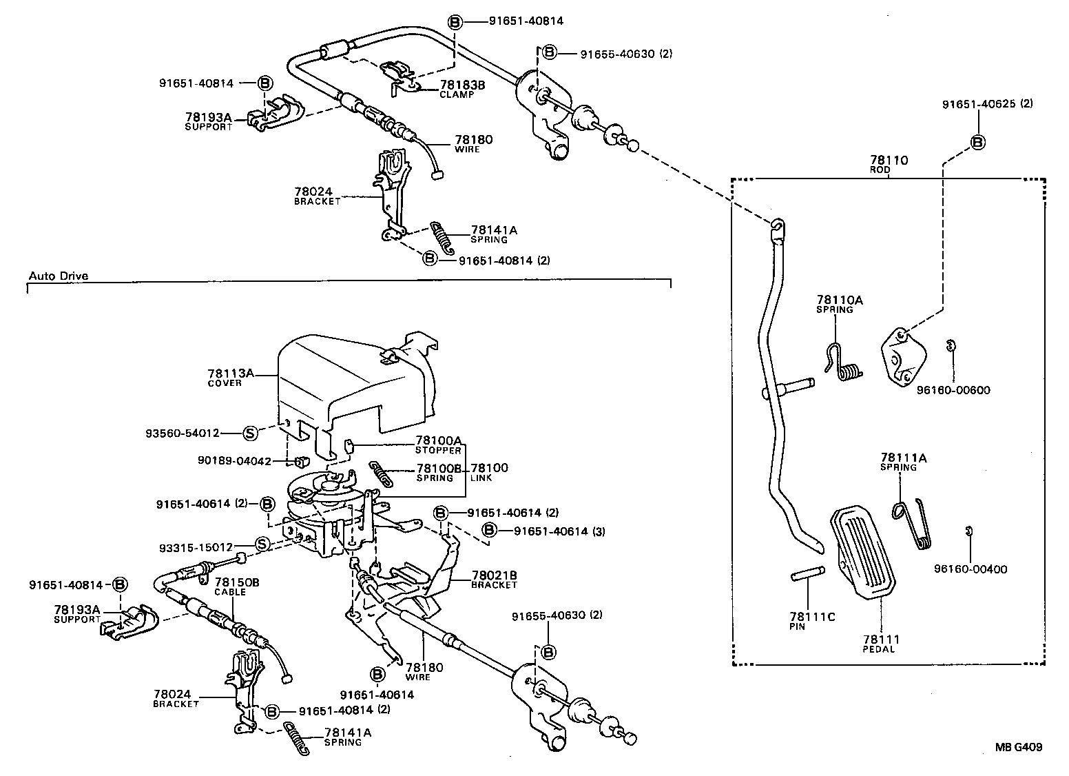  CAMRY VISTA |  ACCELERATOR LINK