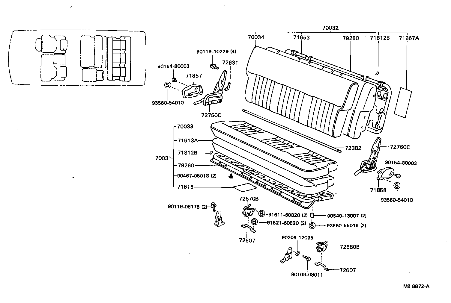  TOWN MASTERACE V WG |  SEAT SEAT TRACK