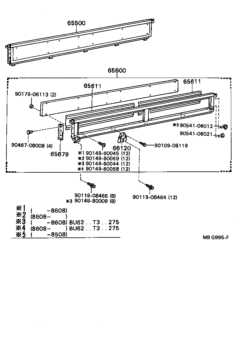  DYNA TOYOACE |  REAR BODY SIDE PANEL