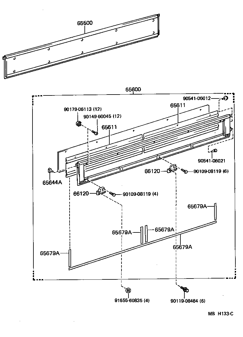  TOYOACE |  REAR BODY SIDE PANEL