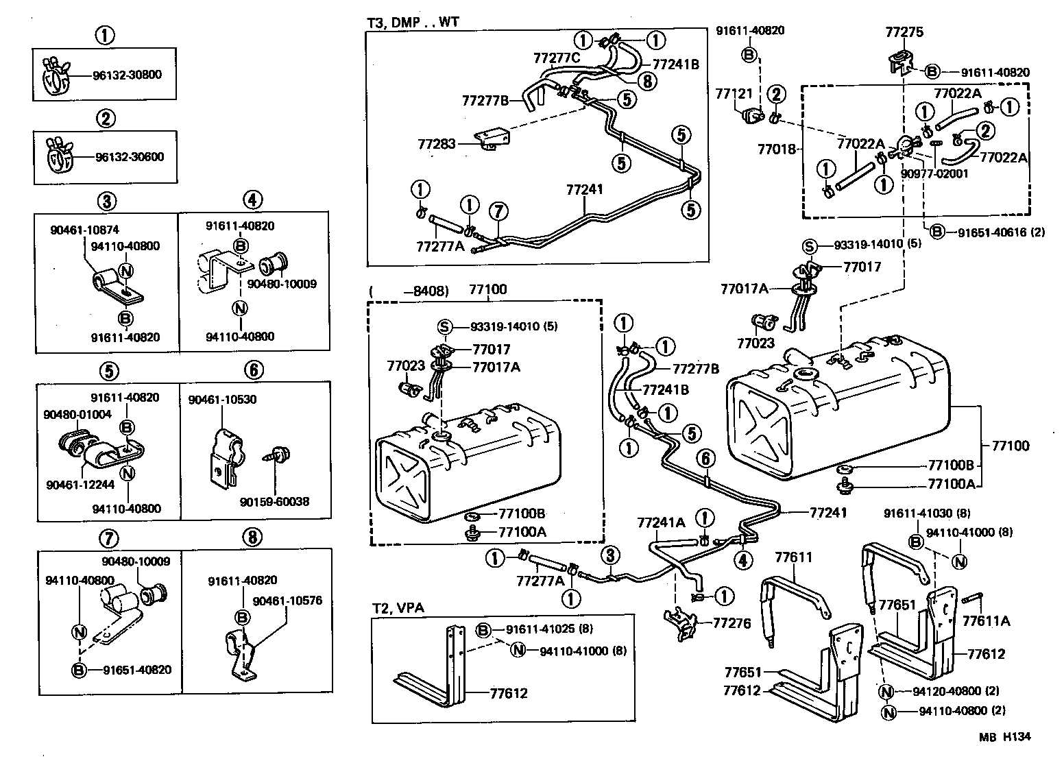  TOYOACE |  FUEL TANK TUBE