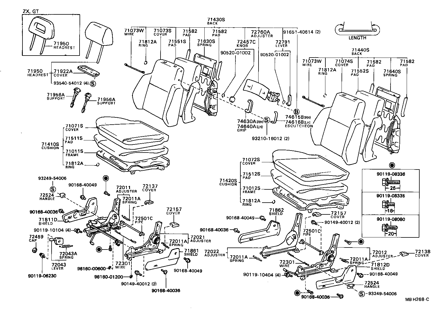  SPRINTER |  FRONT SEAT SEAT TRACK