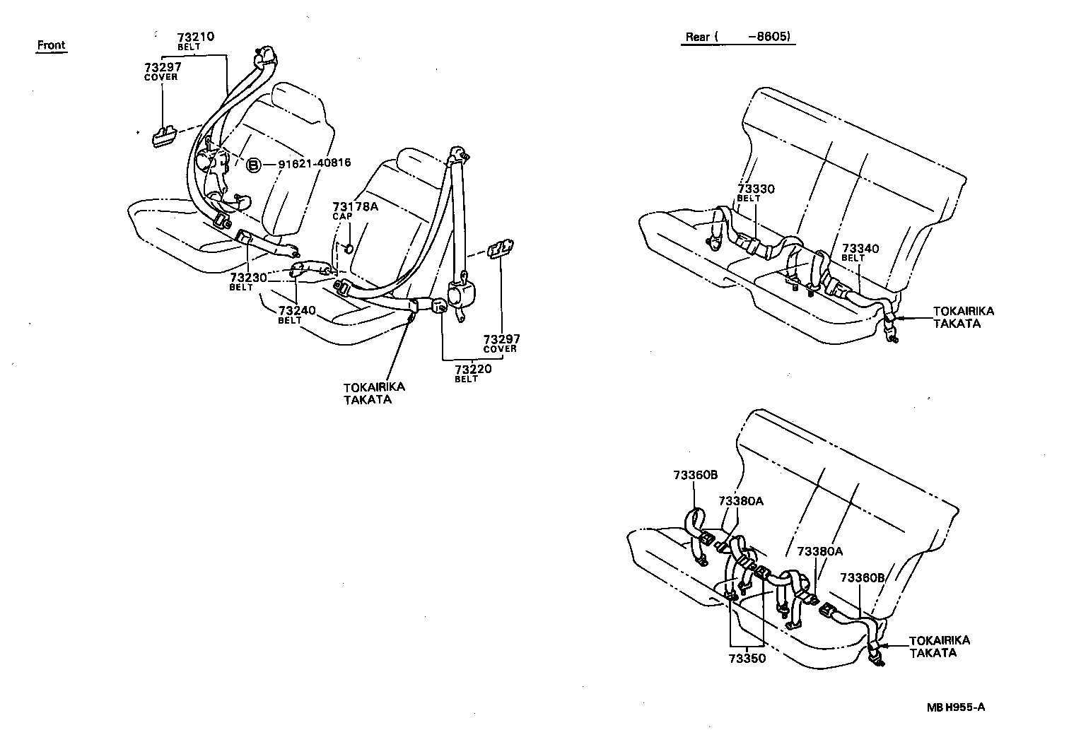  SPRINTER |  SEAT BELT CHILD RESTRAINT SEAT