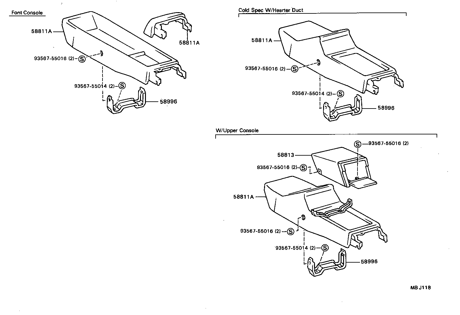  SPRINTER |  CONSOLE BOX BRACKET