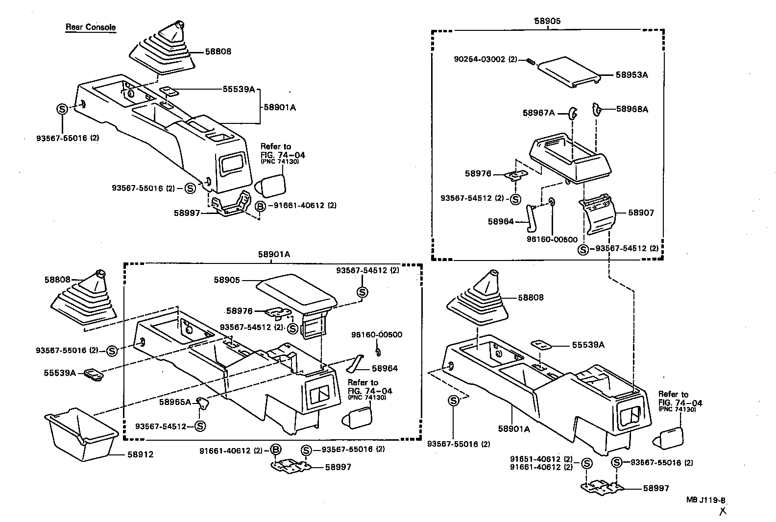  SPRINTER |  CONSOLE BOX BRACKET