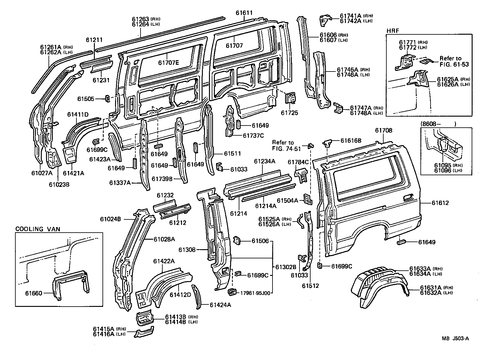  HIACE VAN WAGON |  SIDE MEMBER