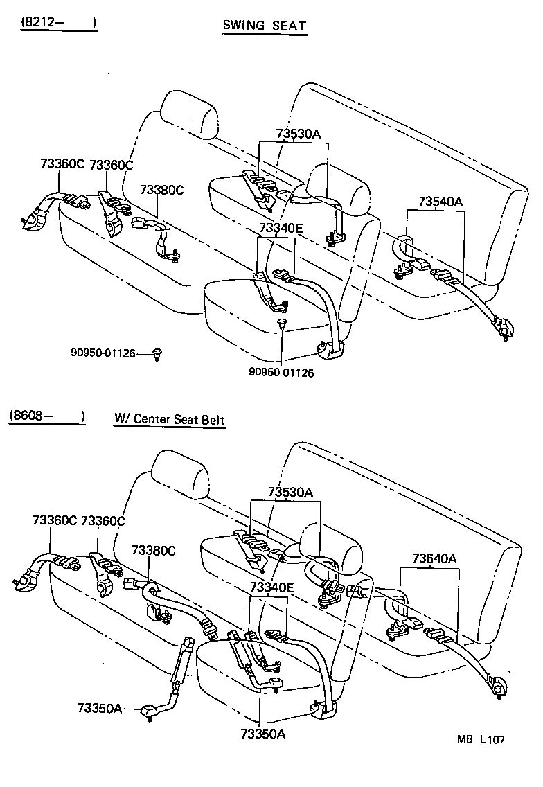  HIACE VAN WAGON |  SEAT BELT
