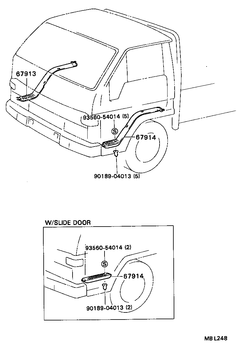  DYNA TOYOACE |  FLOOR MAT SILENCER PAD