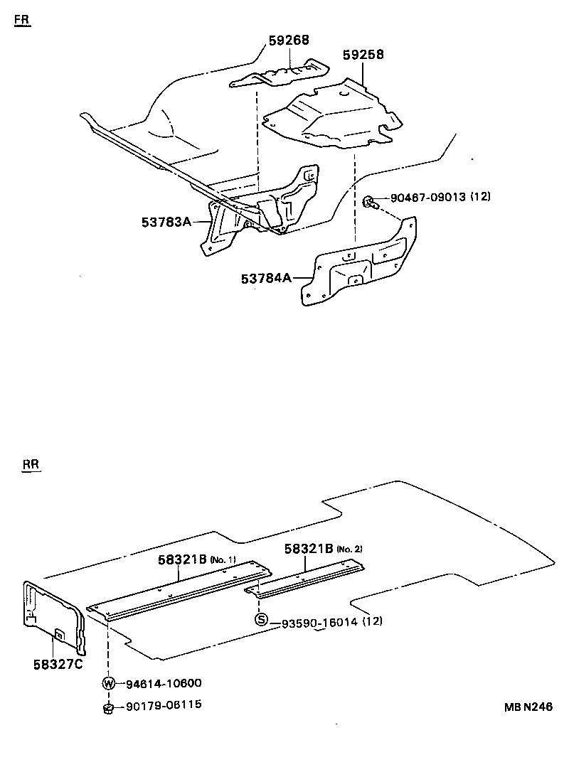  DYNA TOYOACE |  FLOOR INSULATOR