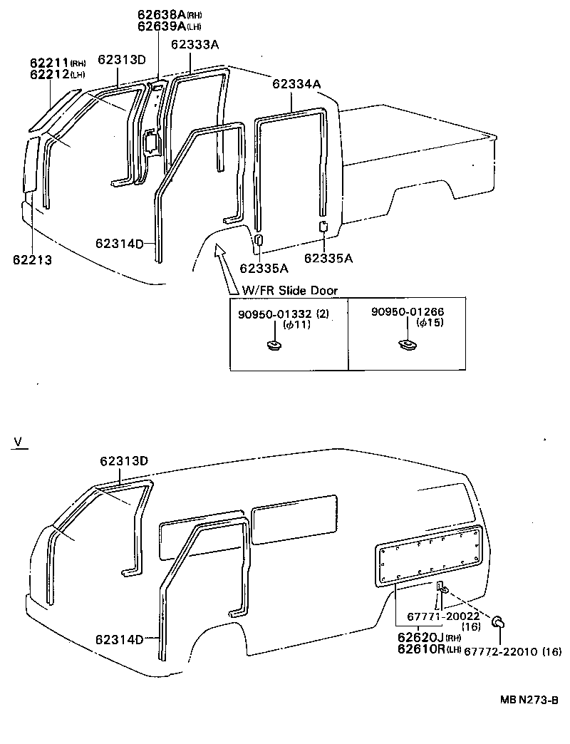  DYNA TOYOACE |  INSIDE TRIM BOARD