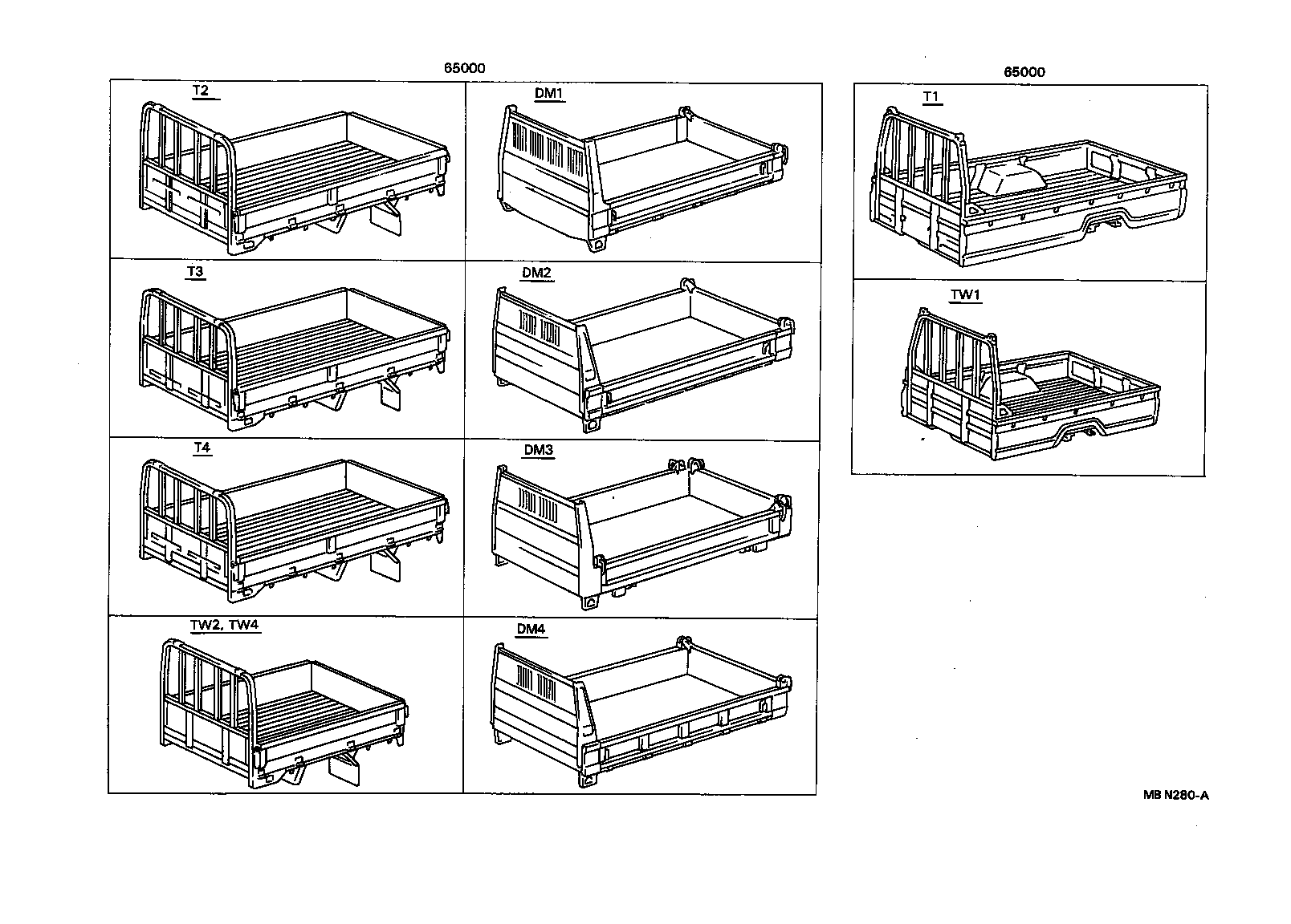  DYNA TOYOACE |  REAR BODY ASSEMBLY