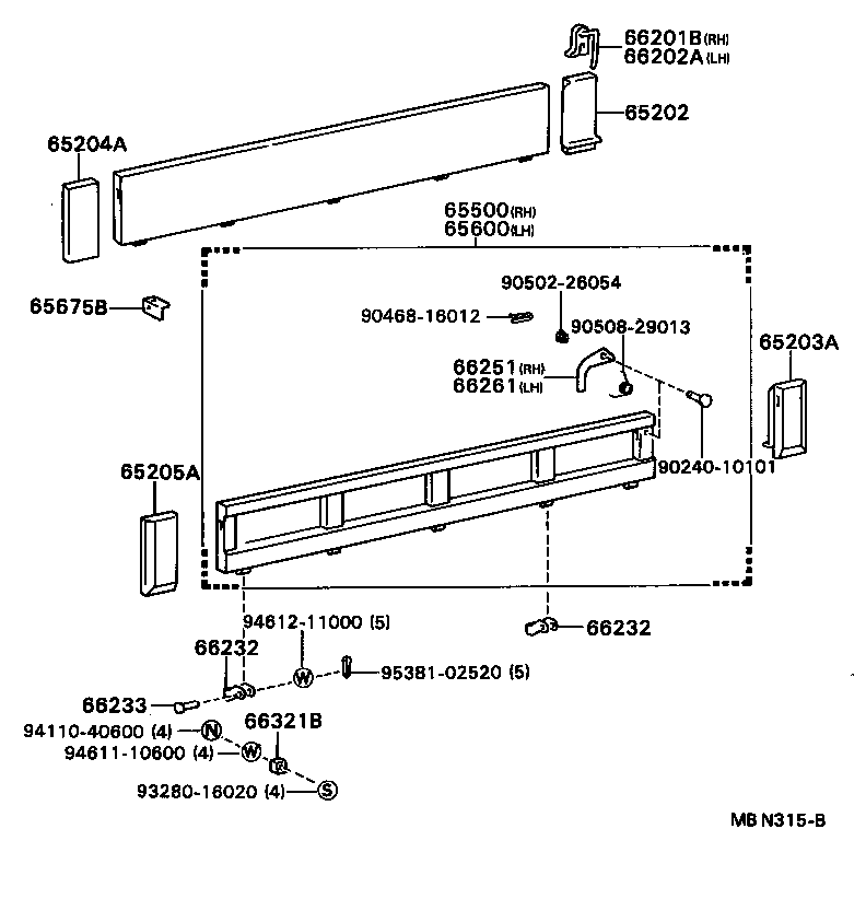  DYNA TOYOACE |  REAR BODY SIDE PANEL