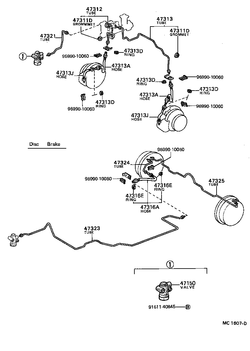 PUBLICA |  BRAKE TUBE CLAMP