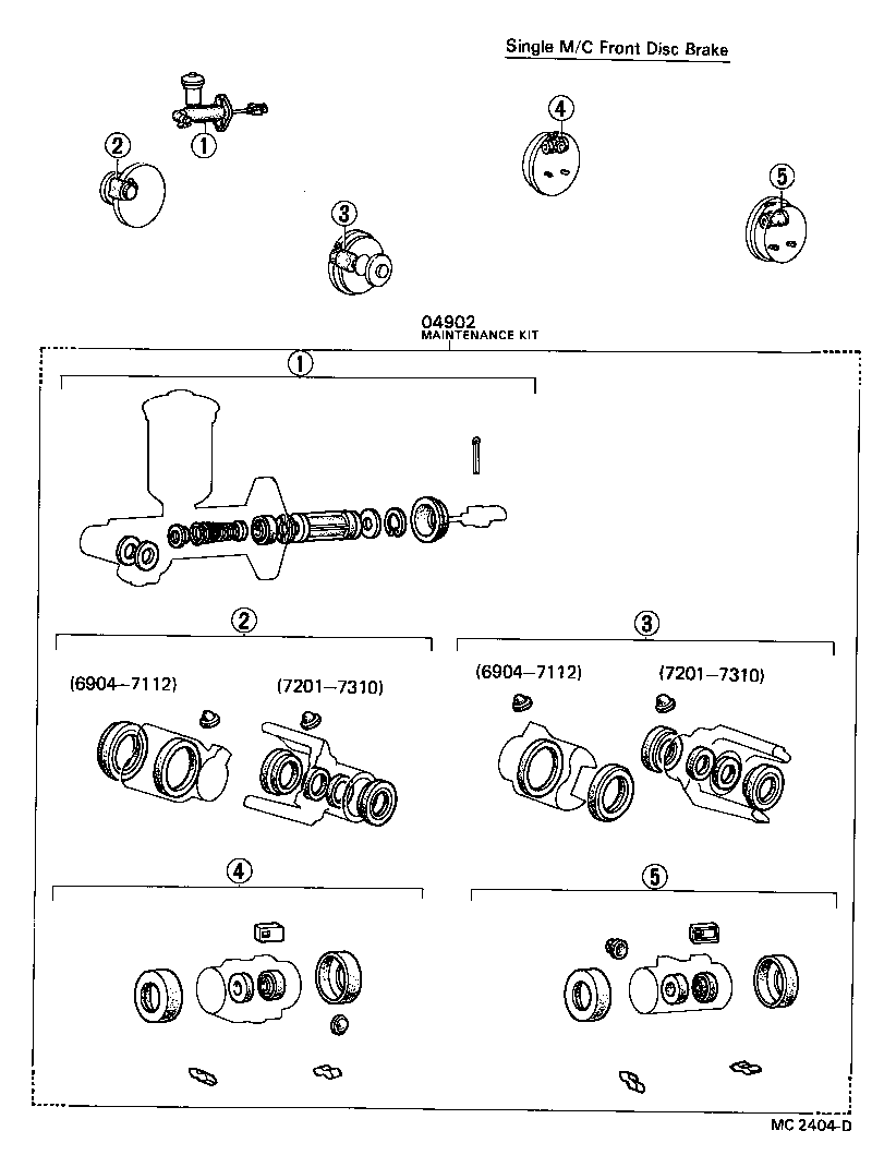  PUBLICA |  BRAKE MAINTENANCE KIT