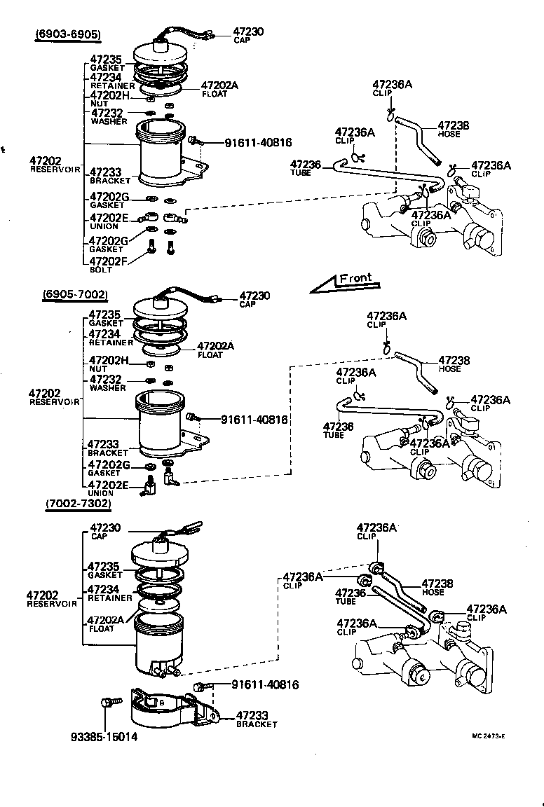  CENTURY |  BRAKE MASTER CYLINDER