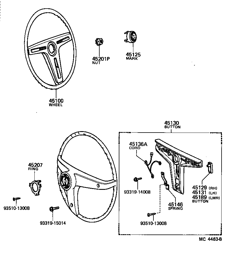  LITE TOWNACE TRUCK |  STEERING WHEEL