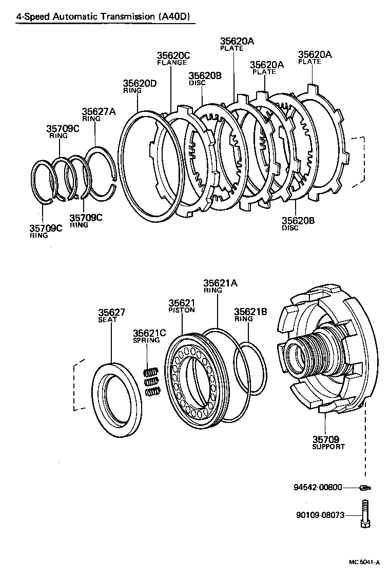  CROWN |  CENTER SUPPORT PLANETARY SUN GEAR ATM