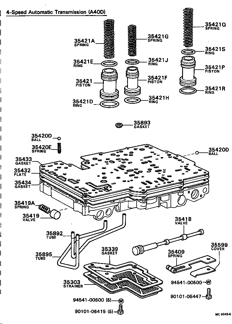  CROWN |  VALVE BODY OIL STRAINER ATM