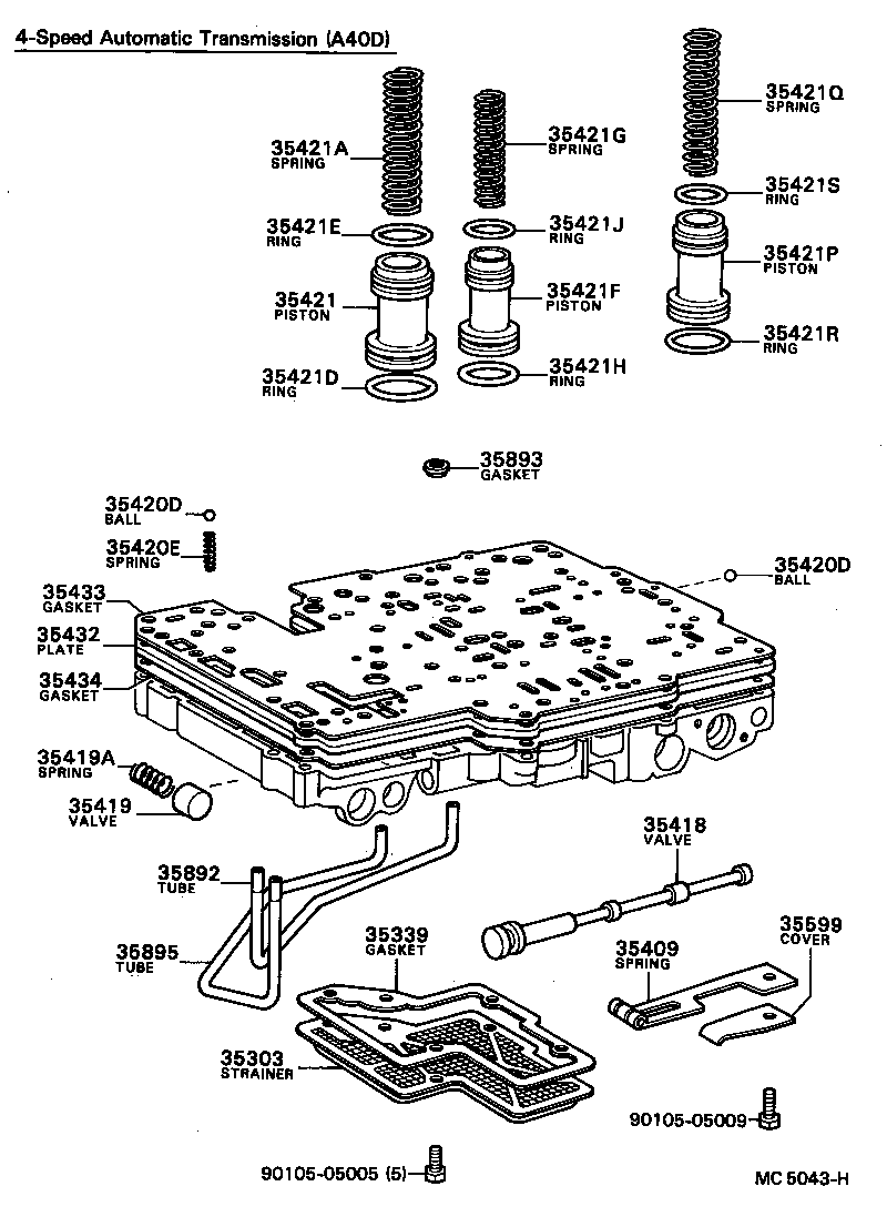  MARK 2 |  VALVE BODY OIL STRAINER ATM