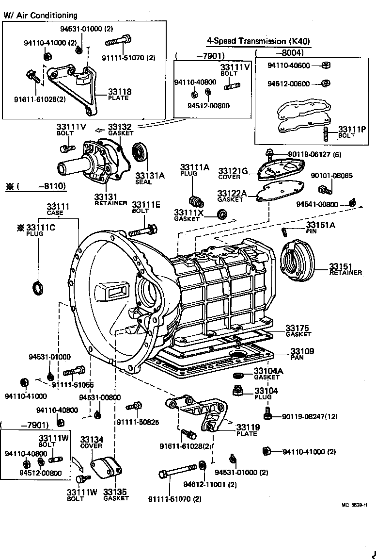  STARLET |  CLUTCH HOUSING TRANSMISSION CASE MTM