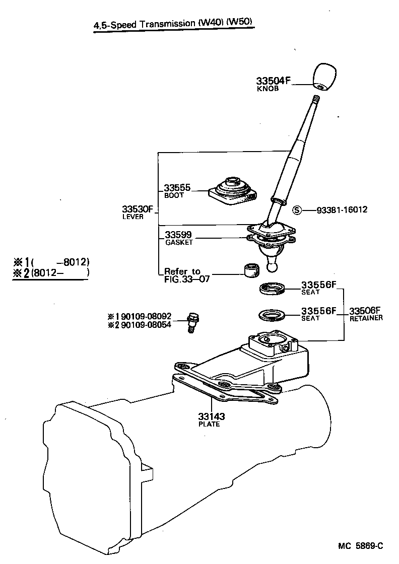  CROWN |  SHIFT LEVER RETAINER