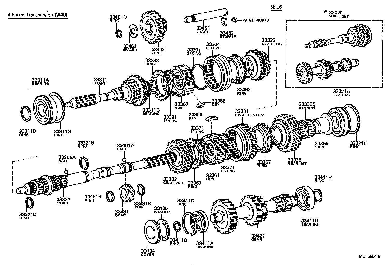  CROWN |  TRANSMISSION GEAR MTM