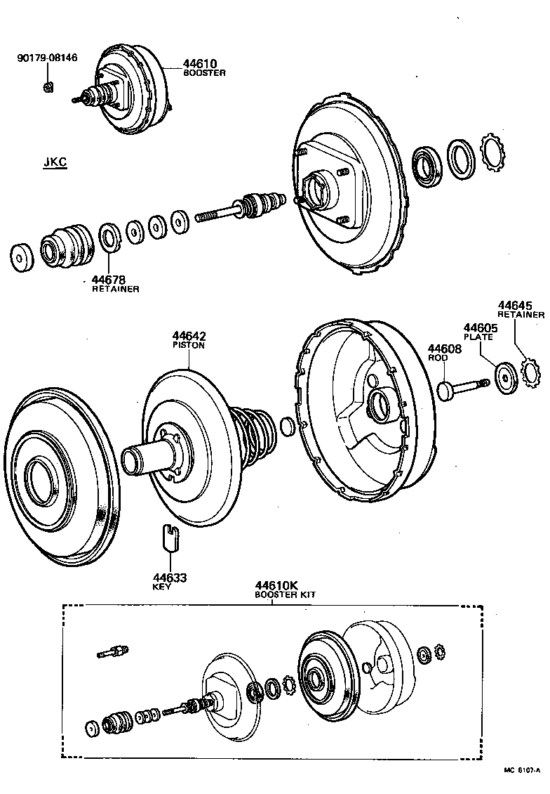  TOYOACE |  BRAKE BOOSTER VACUUM TUBE
