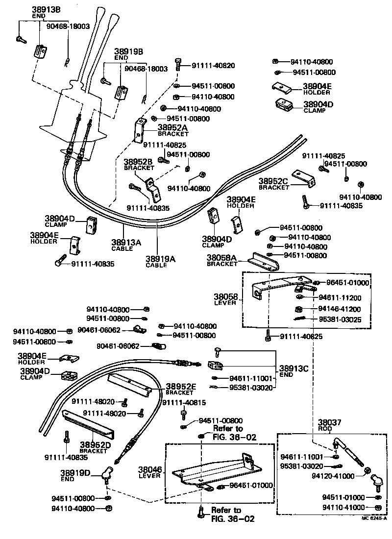  DYNA |  POWER TAKE OFF LEVER LINK